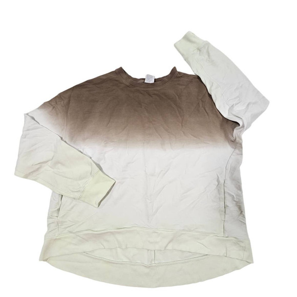 All In Motion Tops - All In Motion Green/Brown Ombre Ladies Sweatshirt size XXL